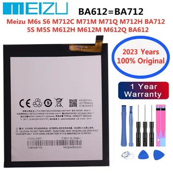 2023 года 3000 мАч Оригинальный Аккумулятор Для телефона Meizu 5S M5S M612H M612M M612Q BA612 M6s S6 M712C M71M M71Q M712H Телефон BA712