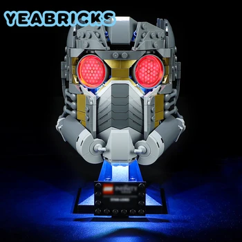 Комплект светодиодных ламп YEBRICKS для 76251 Шлем Звездного Лорда, набор строительных блоков (не включает модель), кирпичные игрушки для детей