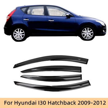 Оконный козырек От солнца и дождя, дефлектор, защитные тенты, укрытие, Клейкая накладка для Hyundai I30 Хэтчбек 2009 2010 2011 2012
