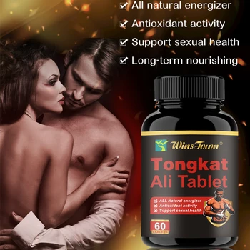 60 Таблеток Tongkat Ali Tablet All Natural Energizer Поддерживает Сексуальное Здоровье Долгосрочное Питание Антиоксидантную Активность
