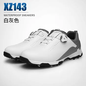 Обувь для гольфа PGM, мужская водонепроницаемая обувь, нескользящая дышащая мужская обувь, новинка 2022 года
