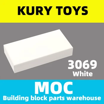 Игрушки Kury DIY MOC для 3069 Строительные блоки для плитки 1 x 2 для пластины