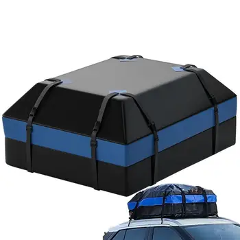 Переносные автомобильные чехлы для переноски 600D ПВХ, сумка для перевозки грузов на крышу, Водонепроницаемая сумка на крышу 15 См Для всех автомобилей с / Без стойки