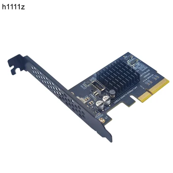 PCI-E USB 3.2 GEN2*2 20 Гбит/с Карта расширения TYPE E PCI Express 3,0x4 к адаптеру TYPE-E SATA Power для Передней панели ПК USB C Riser