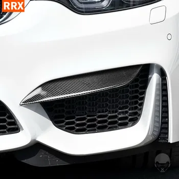 Для BMW F80 M3 F82 F83 M4 2015-2018, Передний угол Наклона, отделка из углеродного волокна, Аксессуары для модификации экстерьера автомобиля