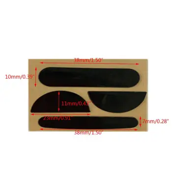 2 Комплекта ножек мыши, Скользящая наклейка, Коньки с изогнутым краем для мыши logitech MX Master 2S/3