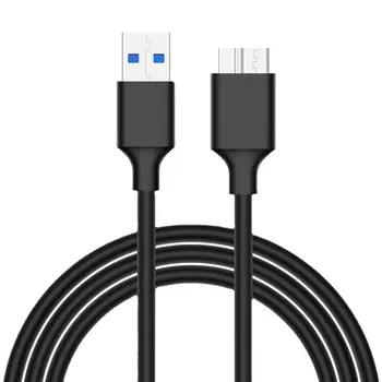 1 шт. Кабель-адаптер USB 3.0 Type A к USB3.0 Micro B, кабель для синхронизации данных, шнур для внешнего жесткого диска, кабель для жесткого диска HDD