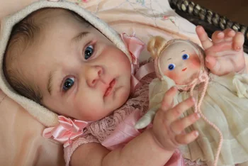 23-дюймовый большой размер для малышей, популярный набор виниловых кукол Huxley Reborn, Незаконченные части куклы, одежда для тела