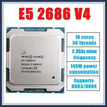 Используемый процессор Intel Xeon E5 2686 V4 SR2K8 2,3 ГГц с 18 ядрами 45M LGA2011-3 E5 2686V4 Cpu