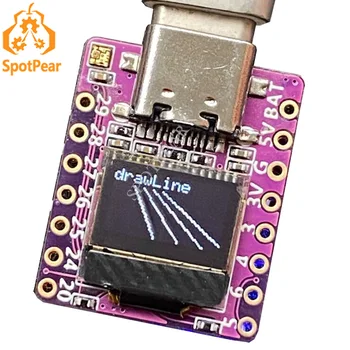 Плата разработки Raspberry Pi Pico RP2040 с 0,42-дюймовым ЖК-дисплеем для Arduino Micropython