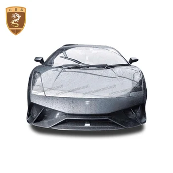 Чехол-Спойлер Переднего Бампера из Углеродного Волокна для Lamborghini Gallardo Coupe Convertible LP550 LP560 LP570 08-12